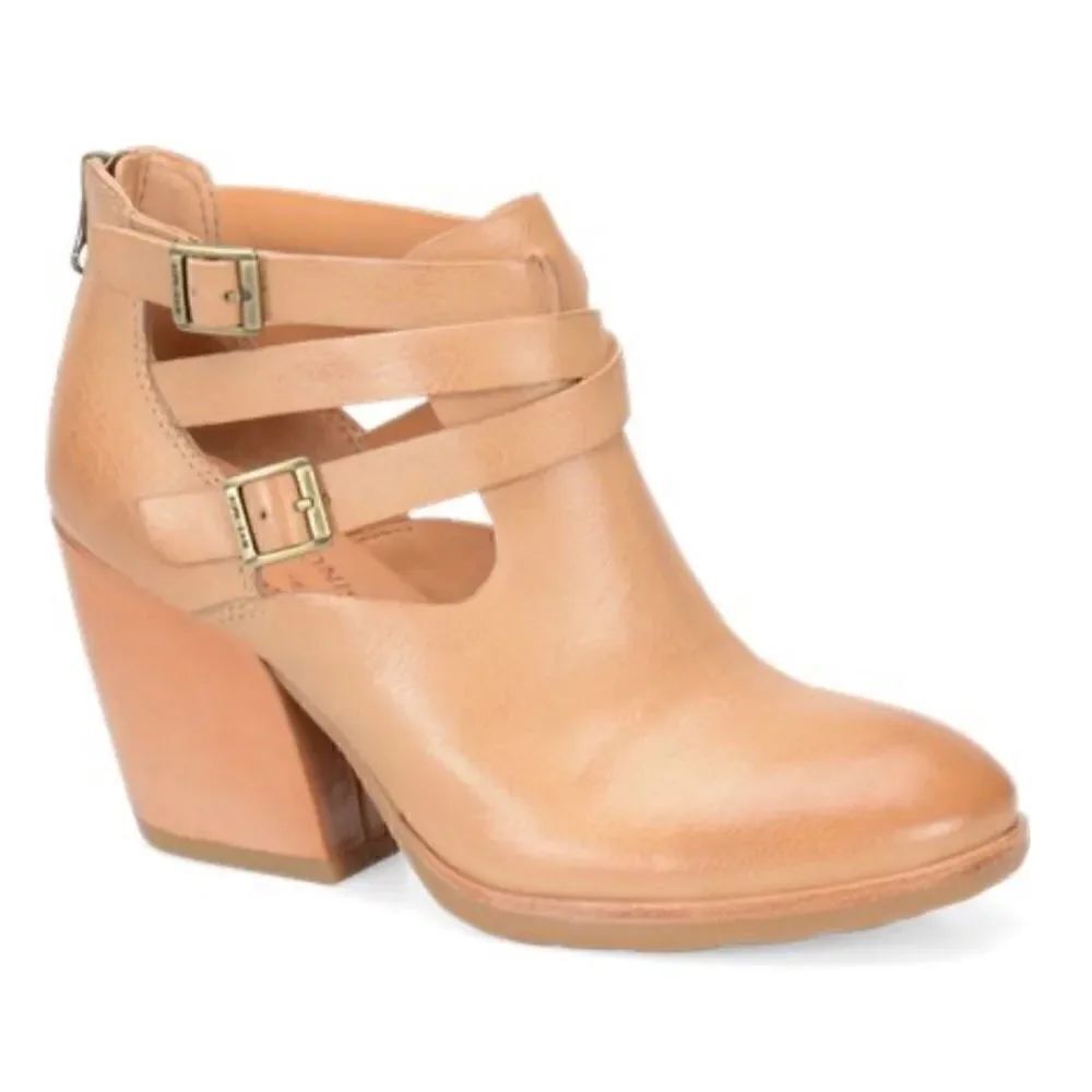 Korkease Leather Womens Stina Booties in Cachmere Size 7.5